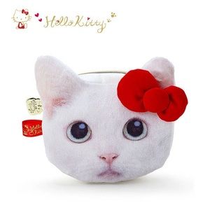 Hello Kitty x Anago Chan Soft Plush Cosmetic/Accessory Pouch